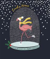 Lovely Niece with Love Special Christmas Greeting Card